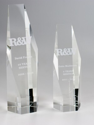 Custom glass awards Sydney