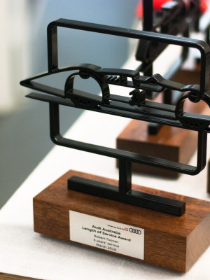 Audi Australia Long Service Recognition Trophies