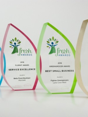 Sydney Markets Fresh Awards | Custom Acrylic Trophy