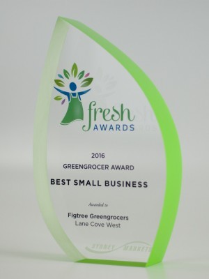 Sydney Markets Fresh Awards | Custom Acrylic Trophy Sydney