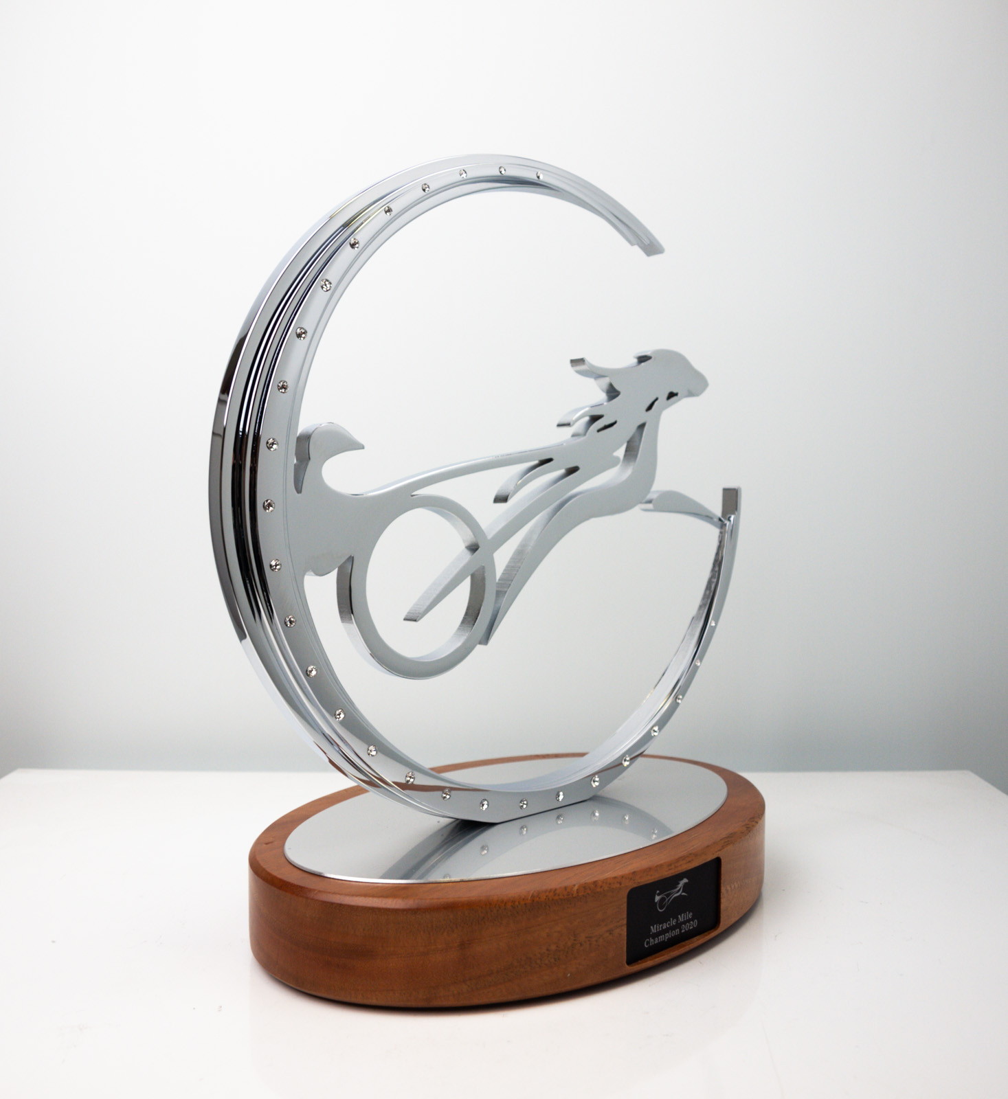 Miracle Mile Champion Horse Racing Trophy
