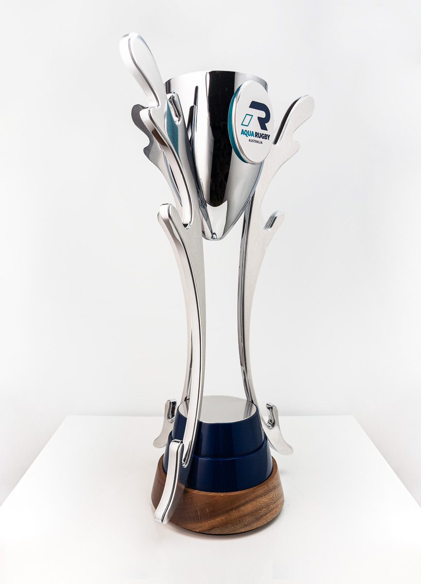 Aqua Rugby Custom Perpetual Custom Trophy Detail