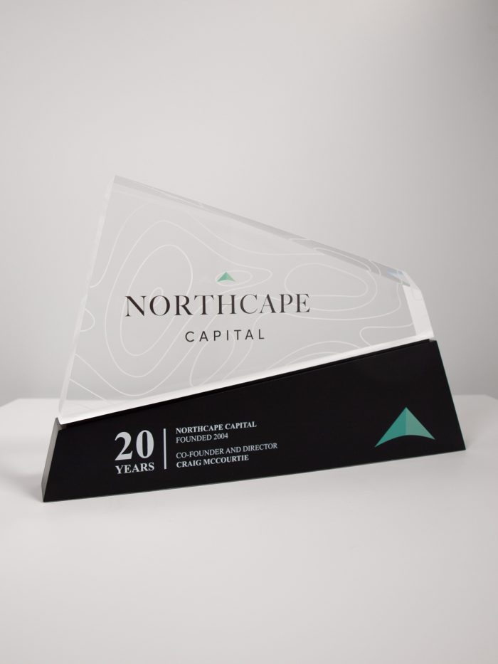Northcape Capital Long Service Recognition Award Trophy