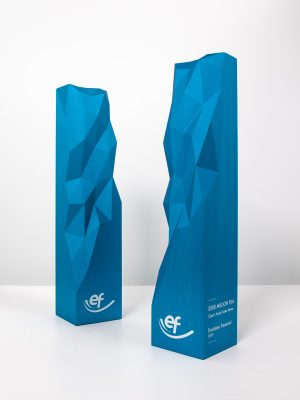Evolution Financial Quartz Tower Trophy