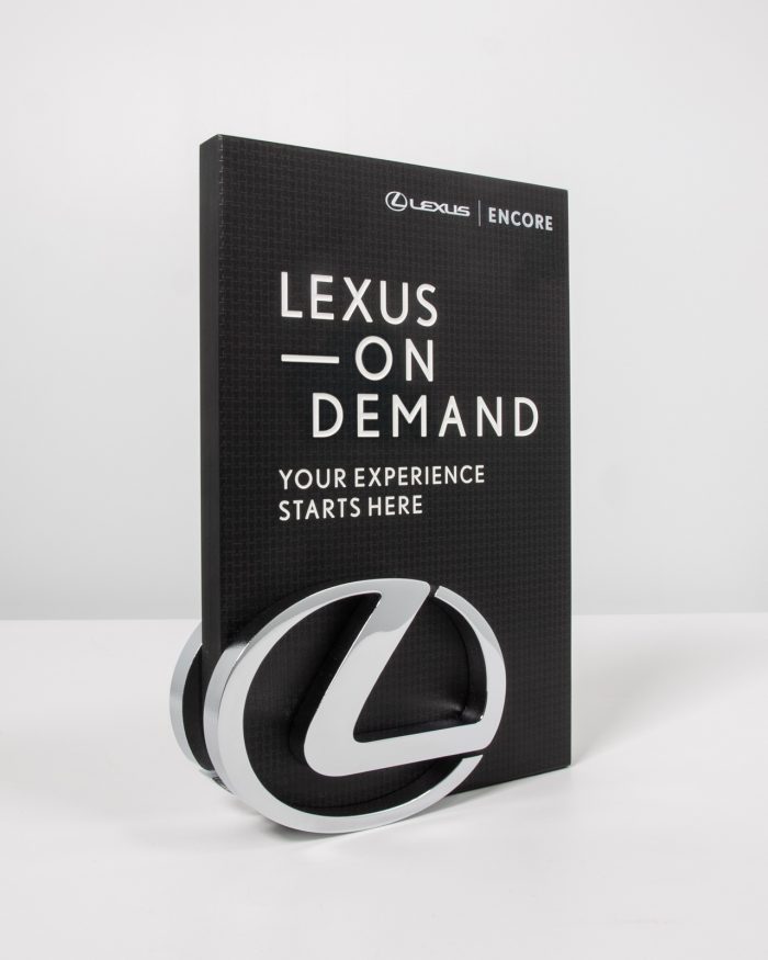 Bespoke Trophy Lexus On Demand Statuette