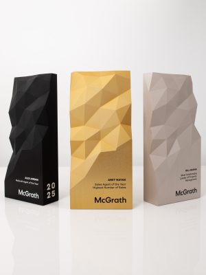 Custom Quartz Pillar Trophies | McGrath