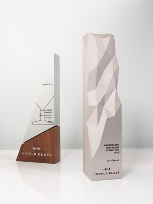 Wordclass Cocktail Trophies | Quartz Tower and Spire